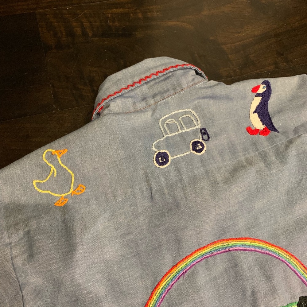 Vintage Orange Tab Levi’s Custom Button Down - Picture 3 of 8